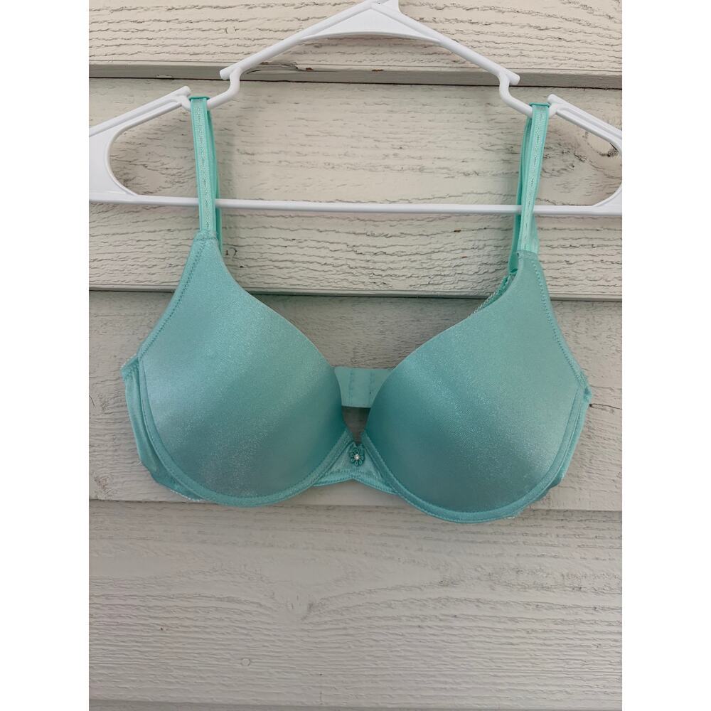 Frederick’s of Hollywood 36C Aqua Push-Up Bra | Padded Underwire